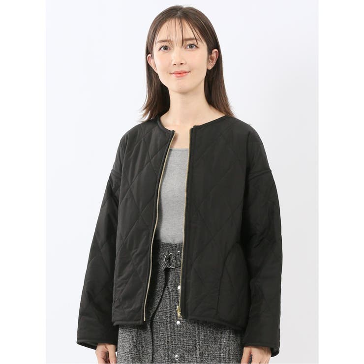 ファー×キルト リバーシブル ショート中綿ブルゾン | TAKA-Q WOMEN | 詳細画像34 