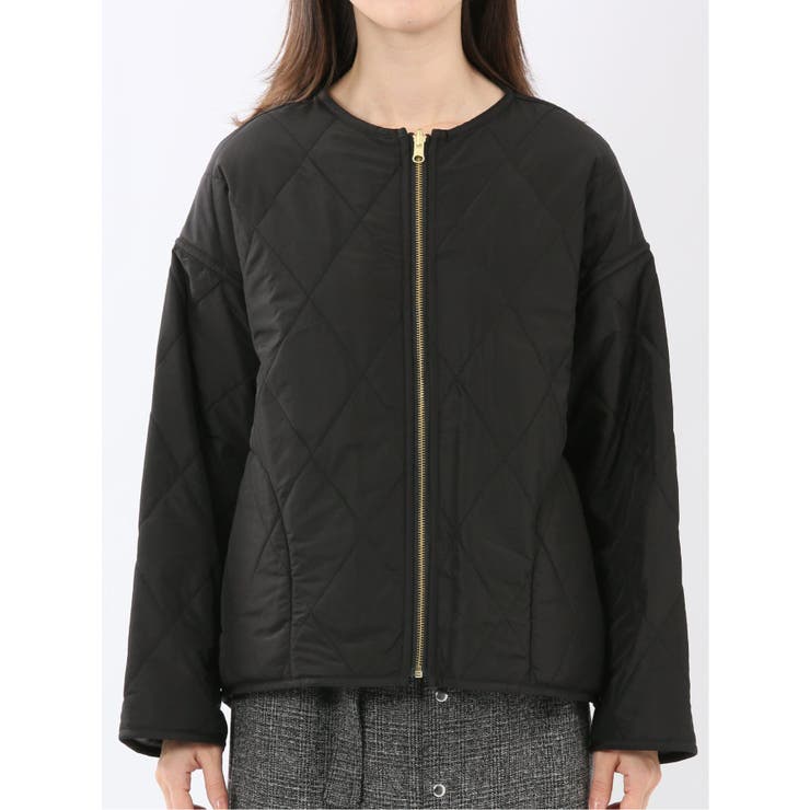 ファー×キルト リバーシブル ショート中綿ブルゾン | TAKA-Q WOMEN | 詳細画像35 