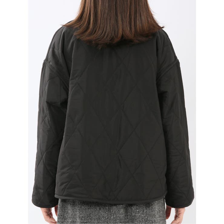 ファー×キルト リバーシブル ショート中綿ブルゾン | TAKA-Q WOMEN | 詳細画像36 