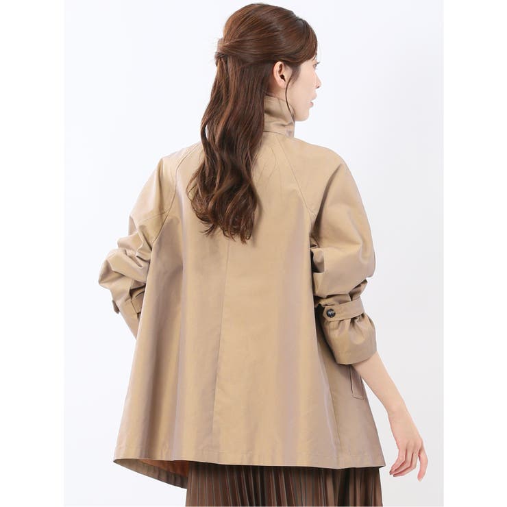 スタンドカラー ダブルトレンチコート | TAKA-Q WOMEN | 詳細画像3 