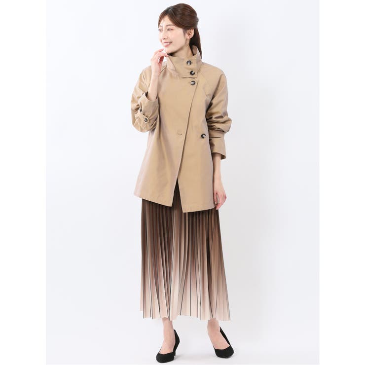 スタンドカラー ダブルトレンチコート | TAKA-Q WOMEN | 詳細画像5 