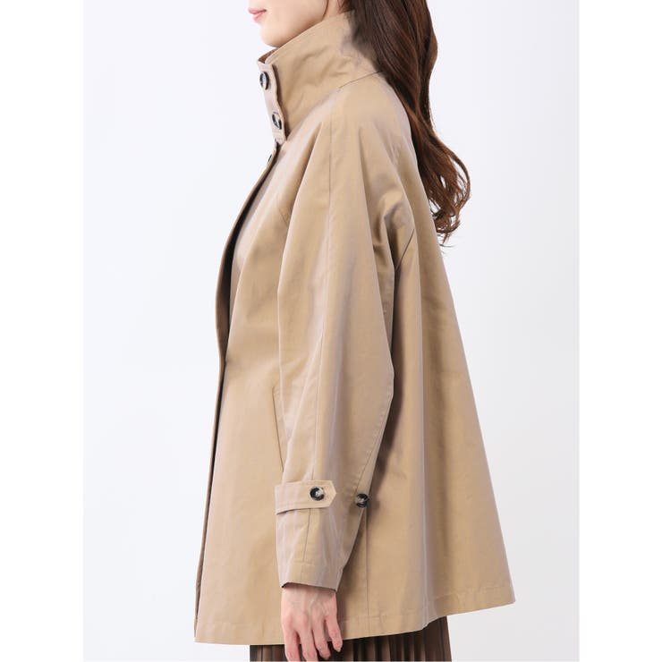 スタンドカラー ダブルトレンチコート | TAKA-Q WOMEN | 詳細画像7 