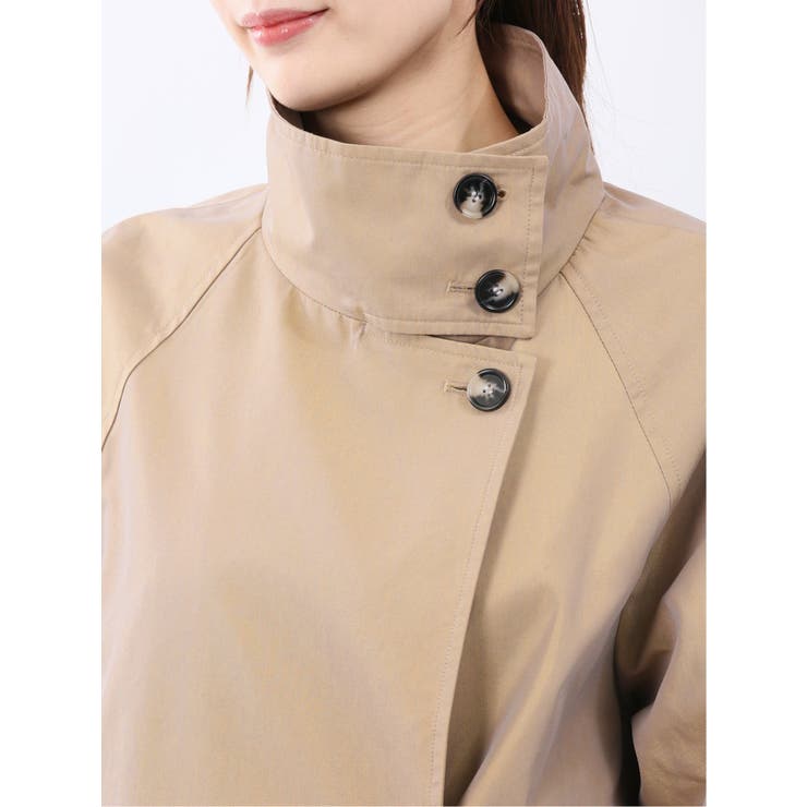 スタンドカラー ダブルトレンチコート | TAKA-Q WOMEN | 詳細画像9 