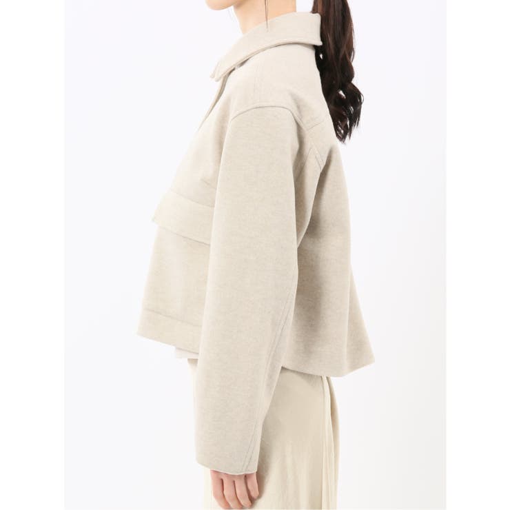 起毛 ショートブルゾン | TAKA-Q WOMEN | 詳細画像21 