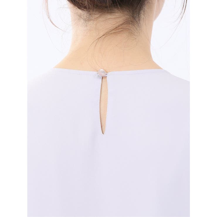 消しプリーツ 7分袖プルオーバーブラウス | TAKA-Q WOMEN | 詳細画像9 