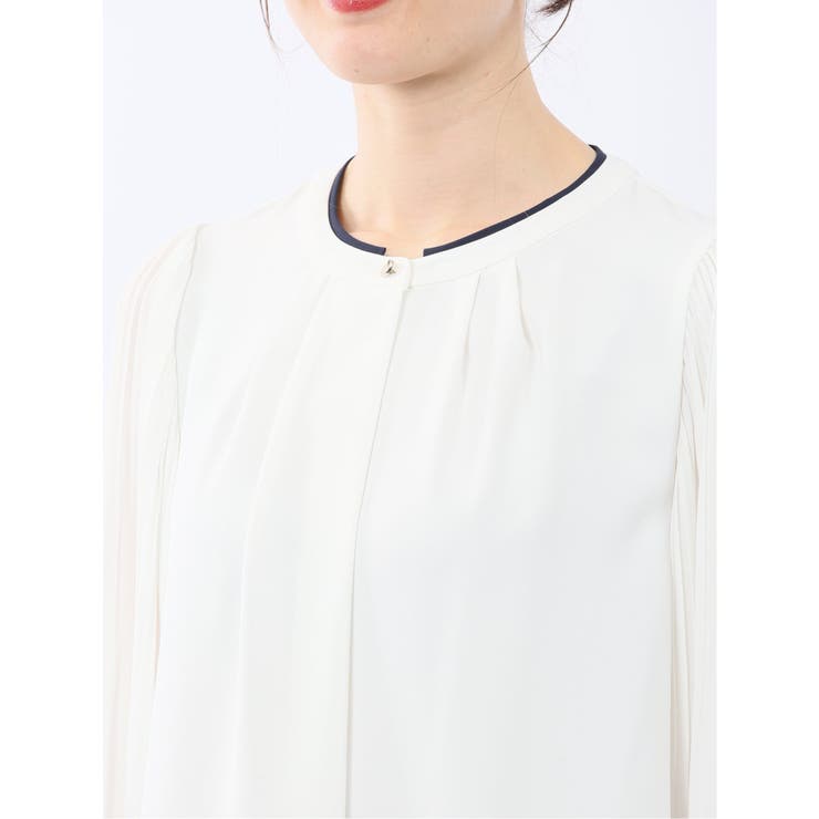 袖プリーツ プルオーバーブラウス | TAKA-Q WOMEN | 詳細画像23 