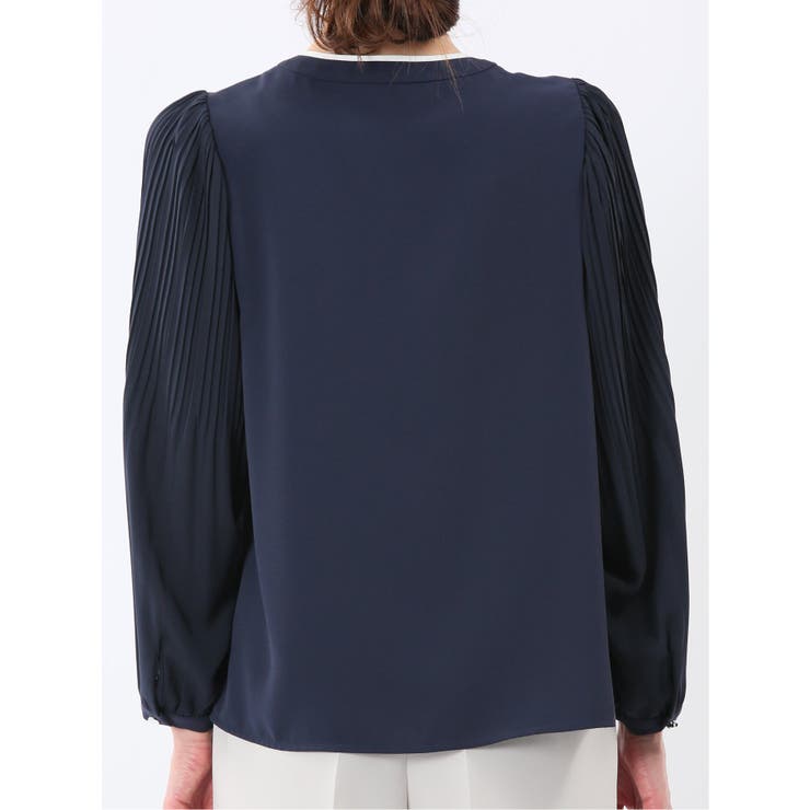 袖プリーツ プルオーバーブラウス | TAKA-Q WOMEN | 詳細画像34 