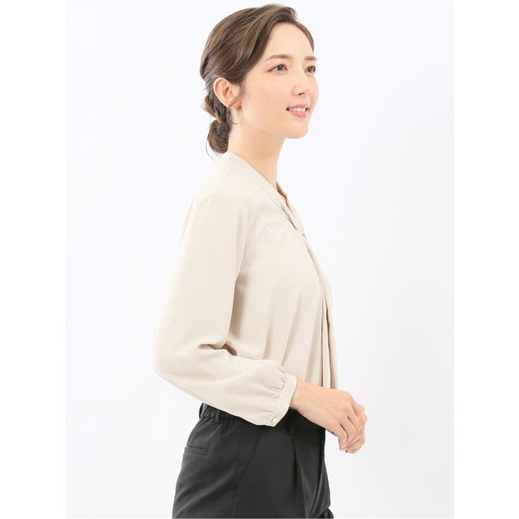ボウタイ 長袖プルオーバーブラウス | TAKA-Q WOMEN | 詳細画像24 