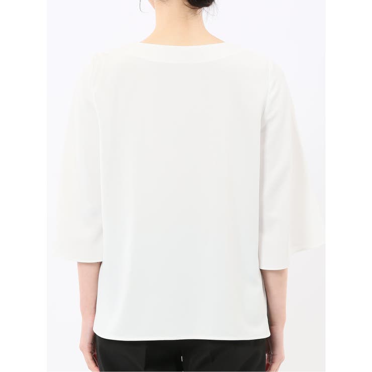 ピンタック 7分袖プルオーバーブラウス | TAKA-Q WOMEN | 詳細画像22 