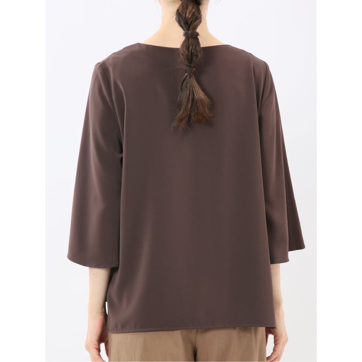 ピンタック 7分袖プルオーバーブラウス | TAKA-Q WOMEN | 詳細画像8 