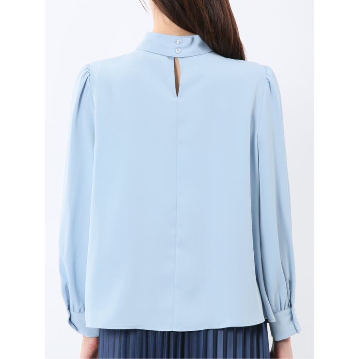 リボンタイ 長袖プルオーバーブラウス | TAKA-Q WOMEN | 詳細画像21 