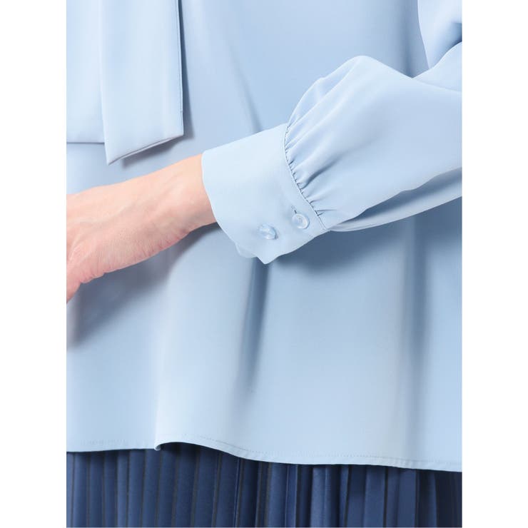 リボンタイ 長袖プルオーバーブラウス | TAKA-Q WOMEN | 詳細画像24 