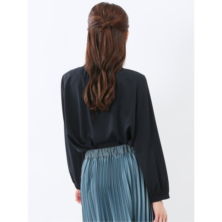 スタンドフリル 長袖プルオーバーブラウス | TAKA-Q WOMEN | 詳細画像29 