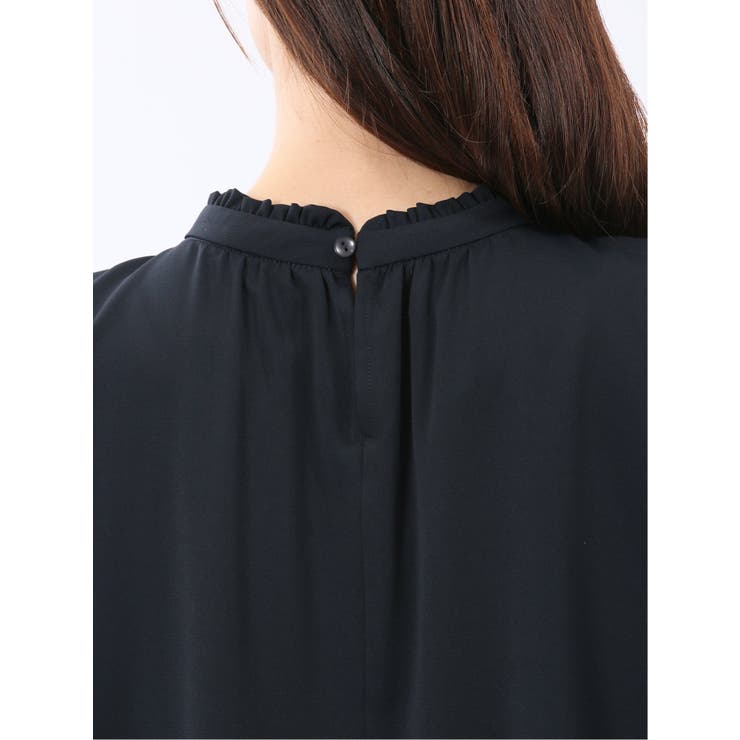 スタンドフリル 長袖プルオーバーブラウス | TAKA-Q WOMEN | 詳細画像35 