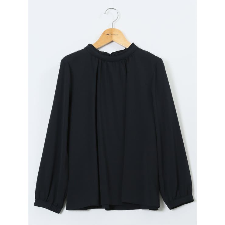 スタンドフリル 長袖プルオーバーブラウス | TAKA-Q WOMEN | 詳細画像38 