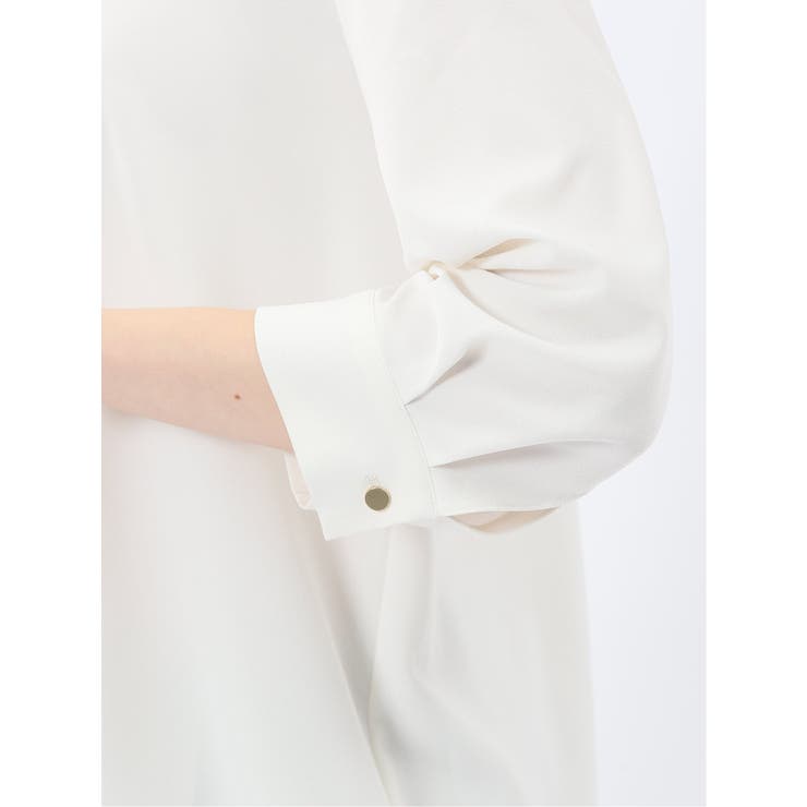 ラッフルフリル 7分袖 プルオーバー ブラウス | TAKA-Q WOMEN | 詳細画像11 