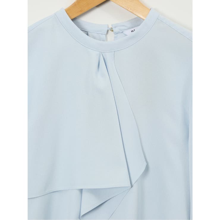 ラッフルフリル 7分袖 プルオーバー ブラウス | TAKA-Q WOMEN | 詳細画像13 