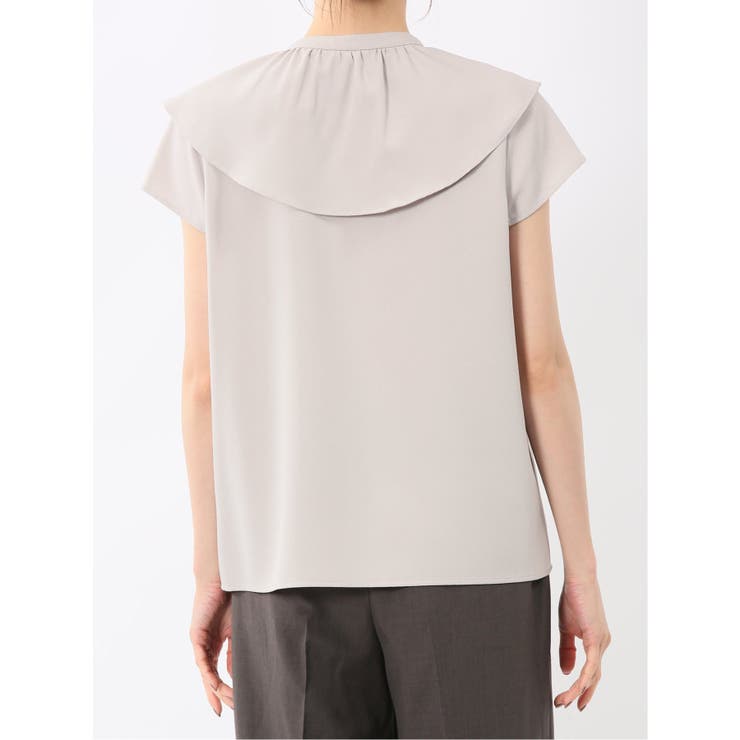 フリル ノースリーブブラウス | TAKA-Q WOMEN | 詳細画像18 