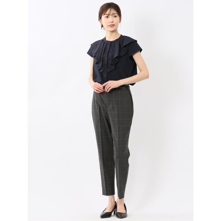 フリル ノースリーブブラウス | TAKA-Q WOMEN | 詳細画像25 