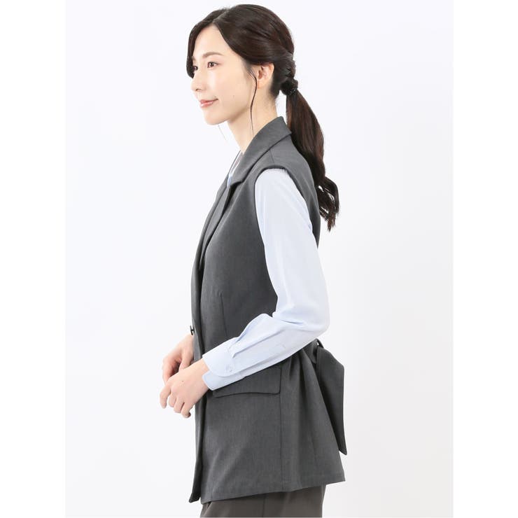 テーラード ジレ | TAKA-Q WOMEN | 詳細画像2 