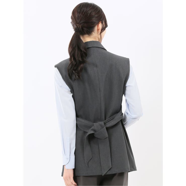 テーラード ジレ | TAKA-Q WOMEN | 詳細画像3 