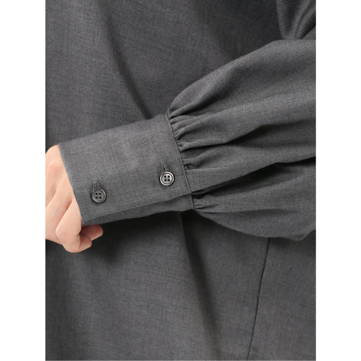 マイクロサキソニー シャツアウター | TAKA-Q WOMEN | 詳細画像10 