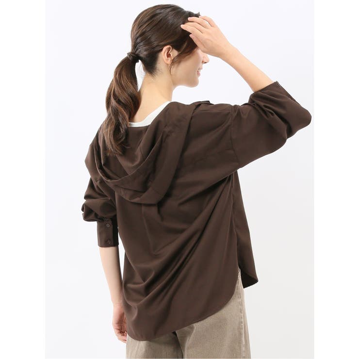 マイクロサキソニー シャツアウター | TAKA-Q WOMEN | 詳細画像12 