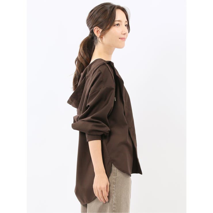 マイクロサキソニー シャツアウター | TAKA-Q WOMEN | 詳細画像13 