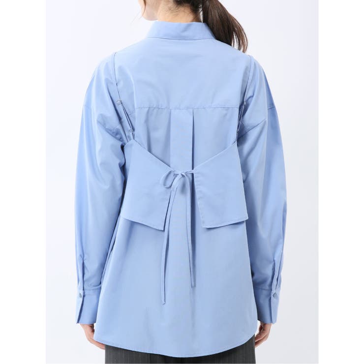 ビスチェ&レギュラーカラー長袖シャツ アンサンブル | TAKA-Q WOMEN | 詳細画像18 
