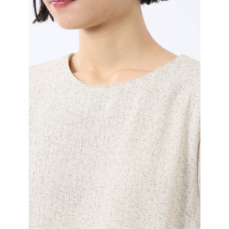 ツイードペプラム 長袖プルオーバーブラウス(セットアップ可能) | TAKA-Q WOMEN | 詳細画像22 