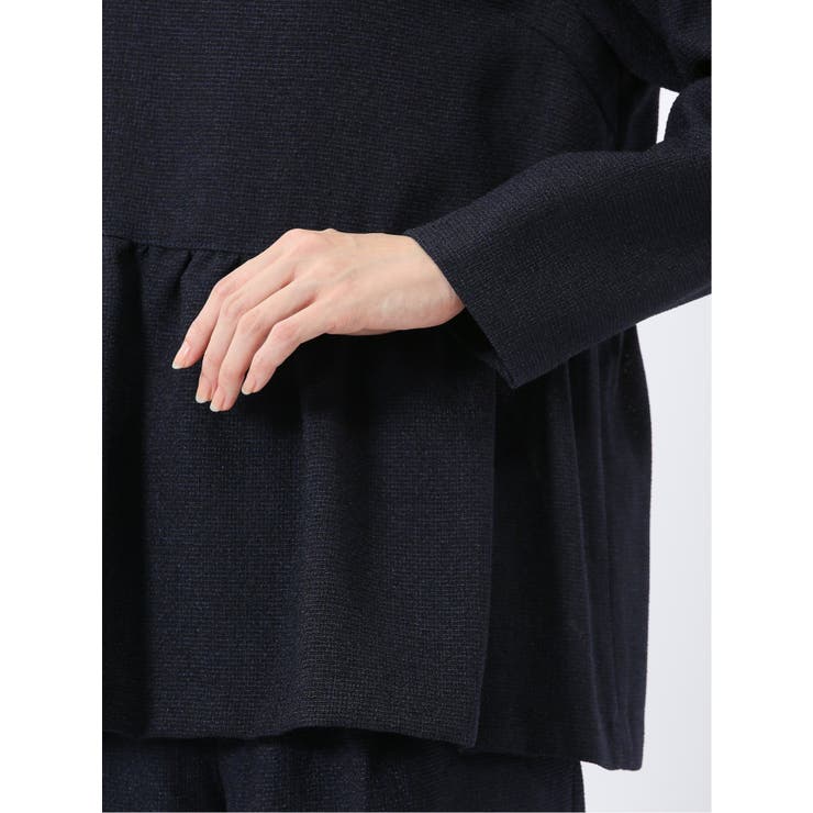 ツイードペプラム 長袖プルオーバーブラウス(セットアップ可能) | TAKA-Q WOMEN | 詳細画像36 