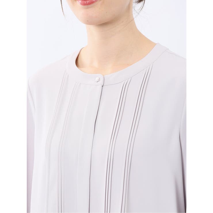 ピンタック 8分袖プルオーバーブラウス  | TAKA-Q WOMEN | 詳細画像18 