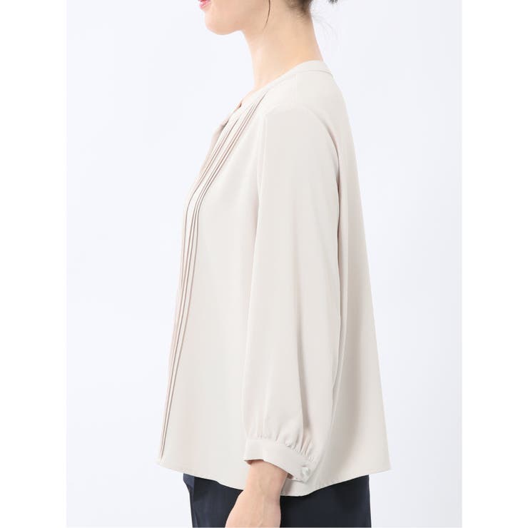 ピンタック 8分袖プルオーバーブラウス  | TAKA-Q WOMEN | 詳細画像25 