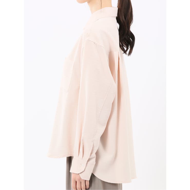 ストレッチ バックタック レギュラーカラー 長袖ブラウス | TAKA-Q WOMEN | 詳細画像27 