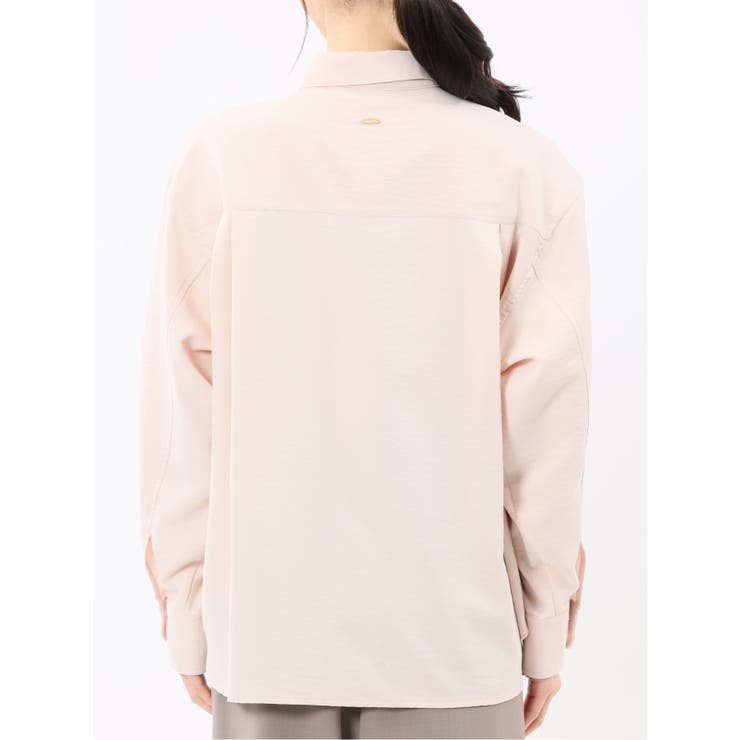 ストレッチ バックタック レギュラーカラー 長袖ブラウス | TAKA-Q WOMEN | 詳細画像28 