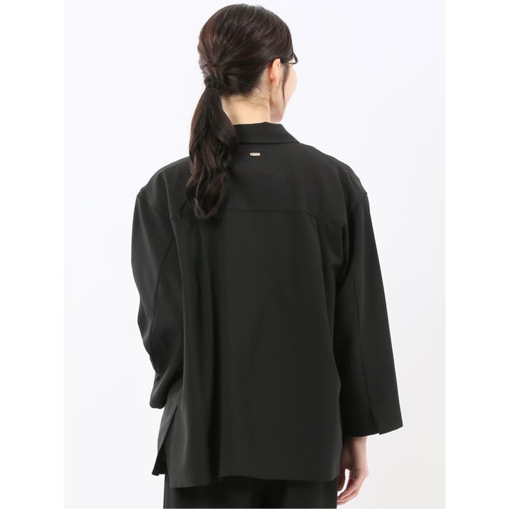 ドライタッチ カルゼ シャツジャケット(セットアップ可能) | TAKA-Q WOMEN | 詳細画像3 