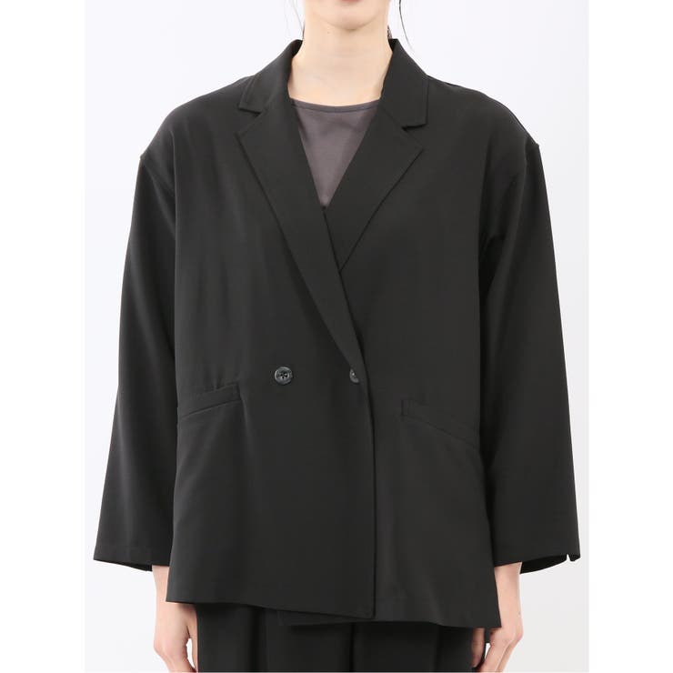 ドライタッチ カルゼ シャツジャケット(セットアップ可能) | TAKA-Q WOMEN | 詳細画像6 