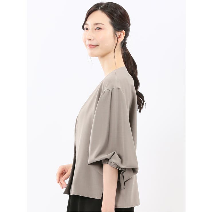 ドライタッチ カルゼ シャツアウター(セットアップ可能) | TAKA-Q WOMEN | 詳細画像12 