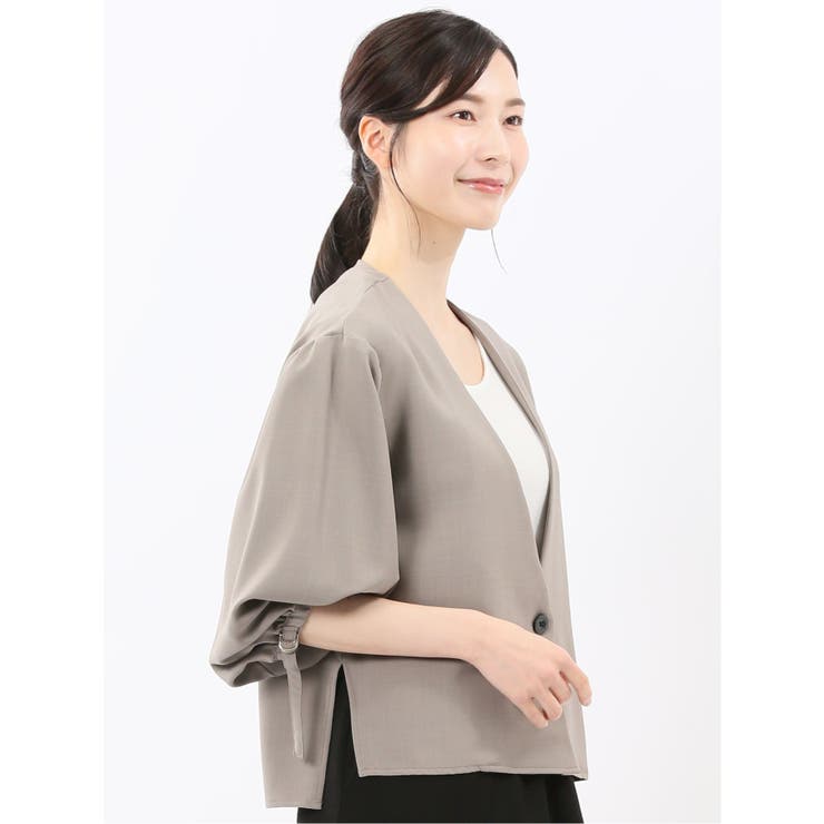 ドライタッチ カルゼ シャツアウター(セットアップ可能) | TAKA-Q WOMEN | 詳細画像14 