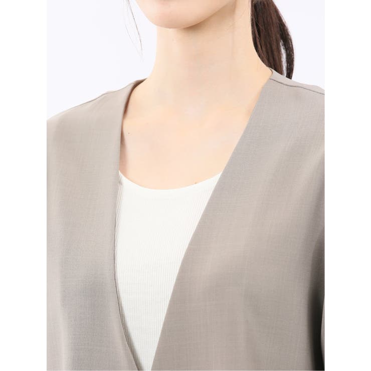 ドライタッチ カルゼ シャツアウター(セットアップ可能) | TAKA-Q WOMEN | 詳細画像20 