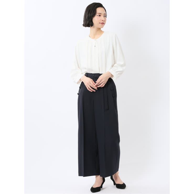 ピンタック 8分袖プルオーバーブラウス  | TAKA-Q WOMEN | 詳細画像17 