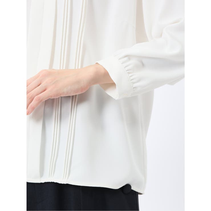 ピンタック 8分袖プルオーバーブラウス  | TAKA-Q WOMEN | 詳細画像22 