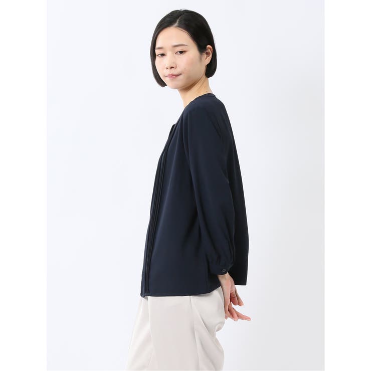 ピンタック 8分袖プルオーバーブラウス  | TAKA-Q WOMEN | 詳細画像25 