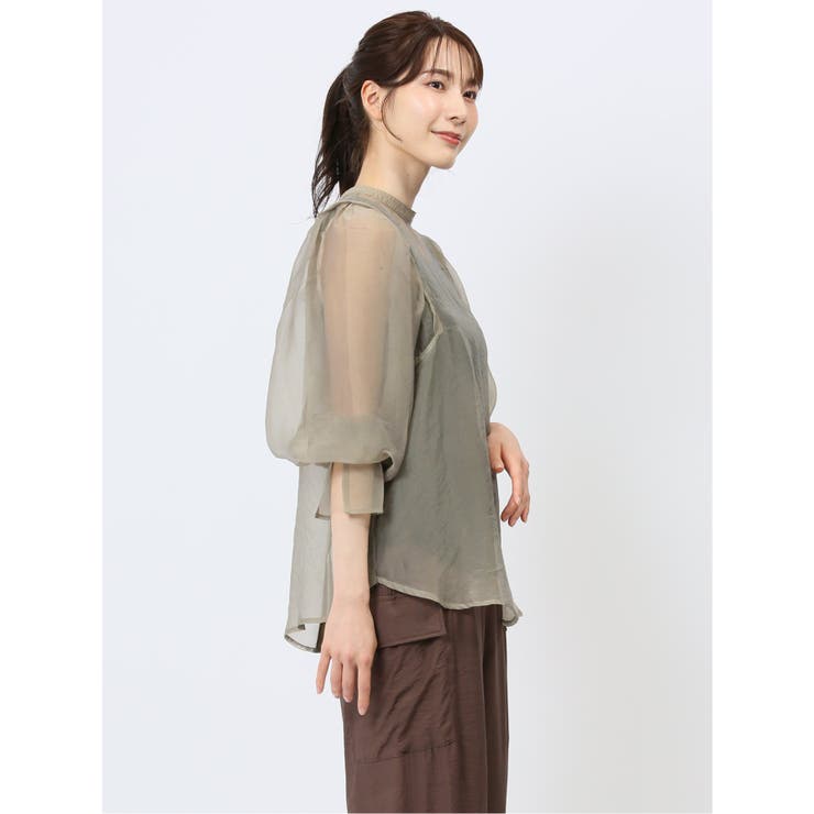 ハンチ/HUNCH シアーバルーン スリーブブラウス | TAKA-Q WOMEN | 詳細画像26 