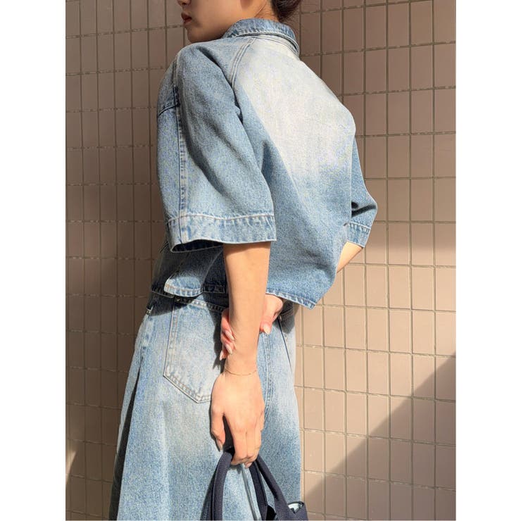 ドロー/DRAW Wフラップデニムシャツ | TAKA-Q WOMEN | 詳細画像3 