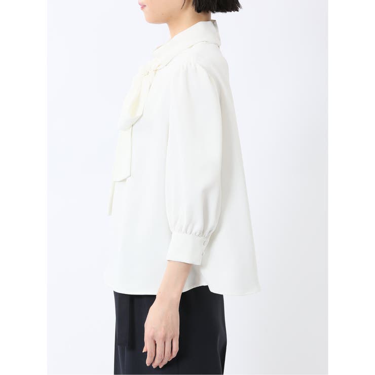 リボンタイ 7分袖 プルオーバーブラウス | TAKA-Q WOMEN | 詳細画像8 