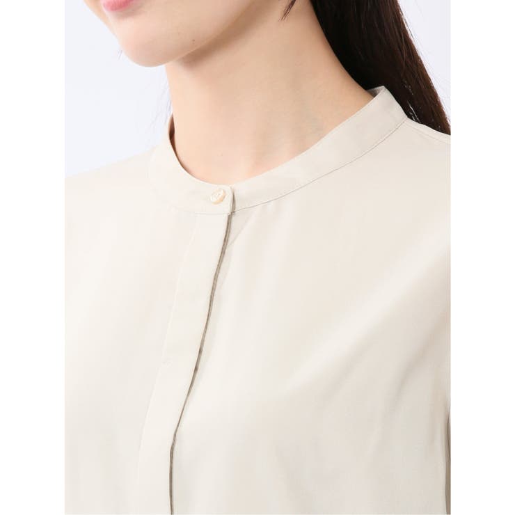 タック 前開き 長袖ブラウス | TAKA-Q WOMEN | 詳細画像29 