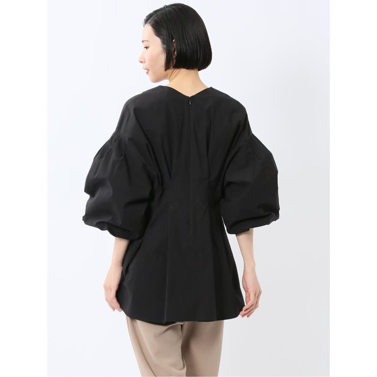 ボリュームタック 7分袖 プルオーバーブラウス | TAKA-Q WOMEN | 詳細画像14 
