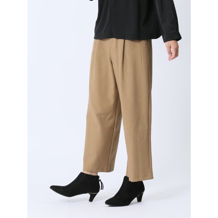 ツイードライク タックワイドパンツ | TAKA-Q WOMEN | 詳細画像12 