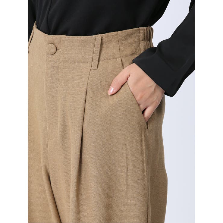 ツイードライク タックワイドパンツ | TAKA-Q WOMEN | 詳細画像18 